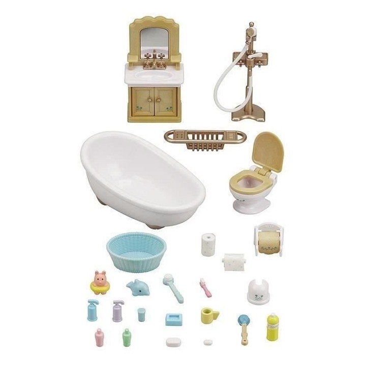 SYLVANIAN FAMILIES - 5286 - Le set salle de bain - Le village