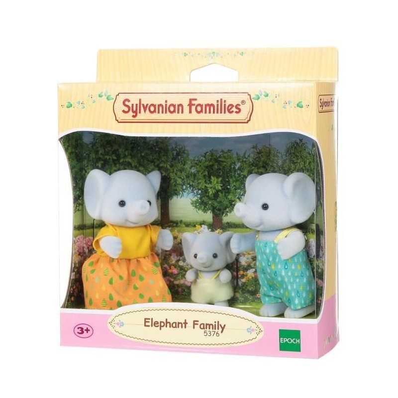 SYLVANIAN FAMILIES - 5376 - Famille Elephant - Les familles