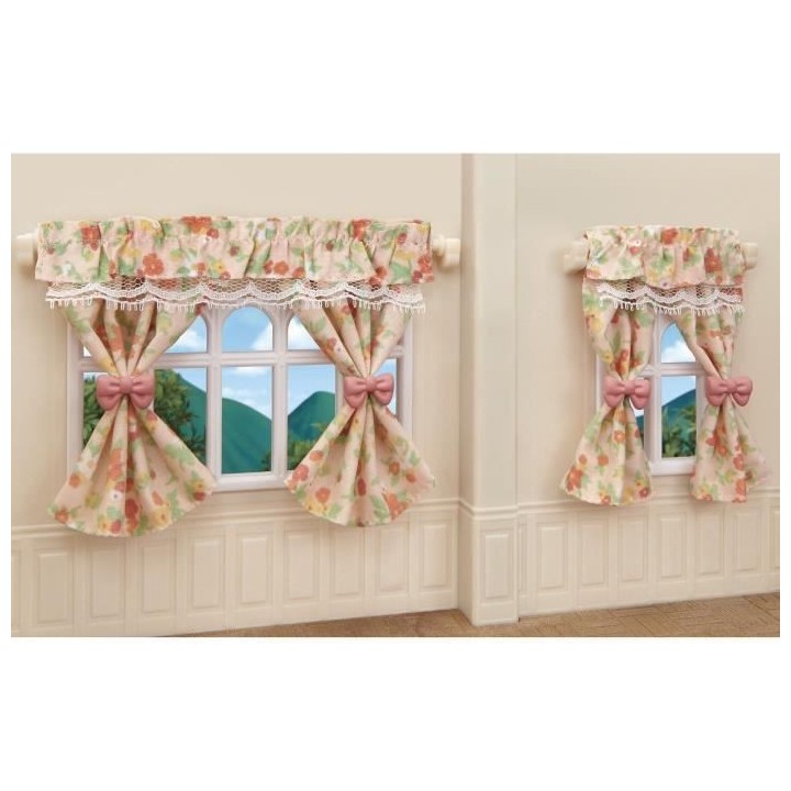 SYLVANIAN FAMILIES - Le set rideaux et lampes