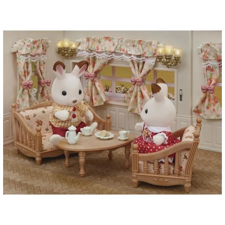 SYLVANIAN FAMILIES - Le set rideaux et lampes