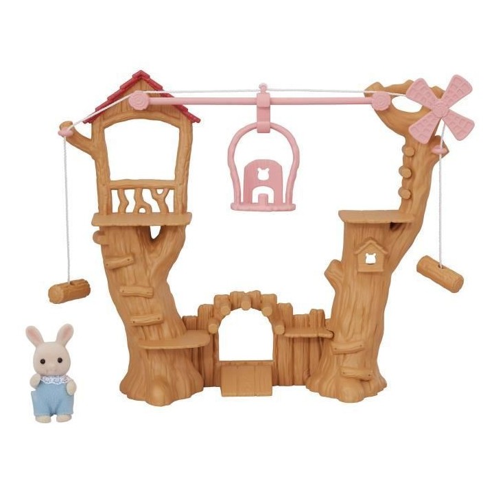 SYLVANIAN FAMILIES - 5452 - La tyrolienne des bébés - Les vacances