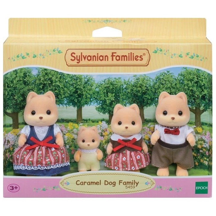 SYLVANIAN FAMILIES - 5459 - La famille chien caramel - Les familles