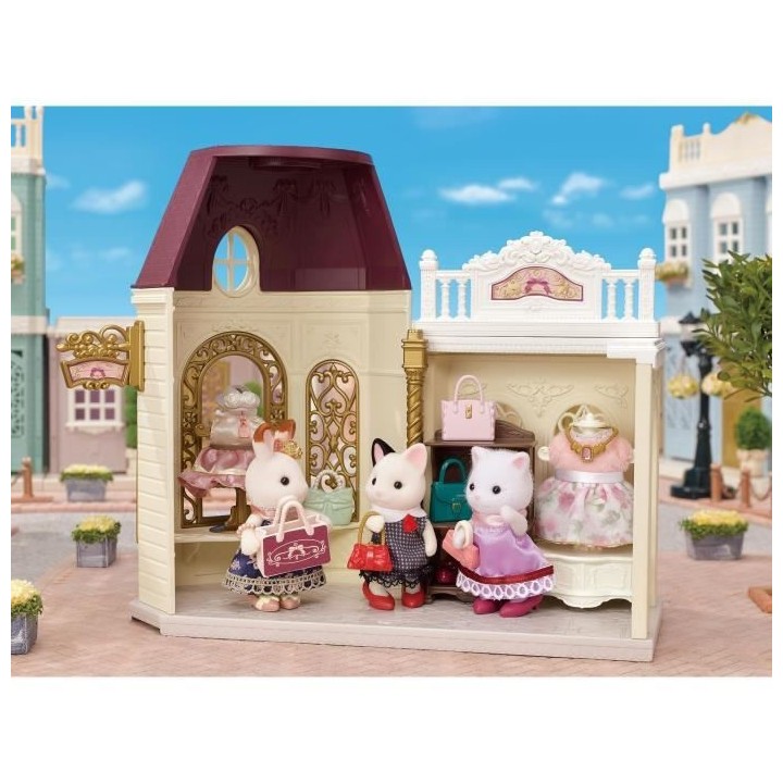 SYLVANIAN FAMILIES - 5462 - La valisette de mode et grande soeur chat