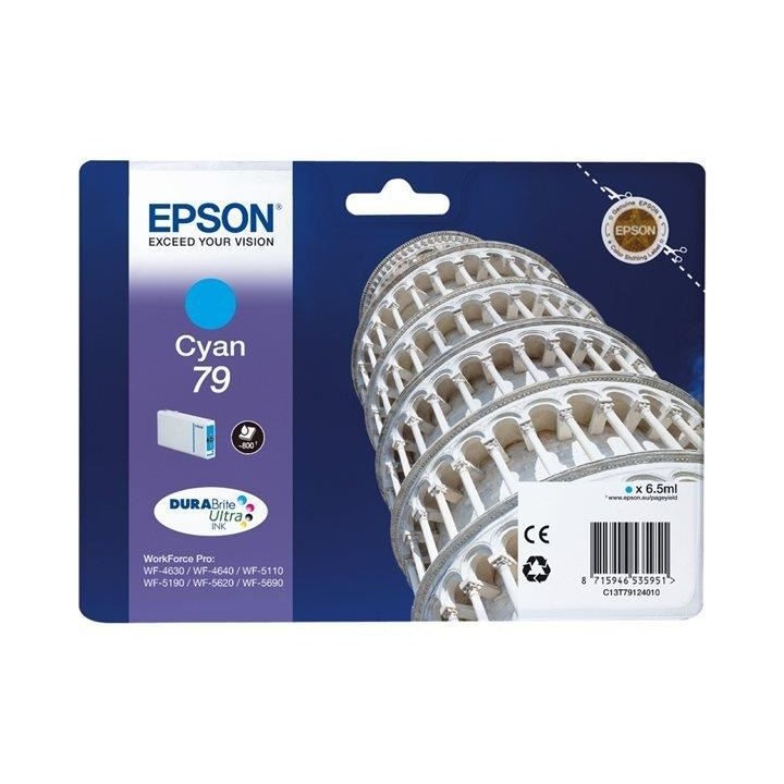 EPSON Cartouche d'encre 79 Cyan - Tour de Pise (C13T79124010)