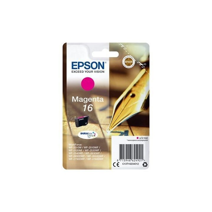 EPSON Cartouche d'encre T1623 Magenta - Stylo Plume (C13T16234012)