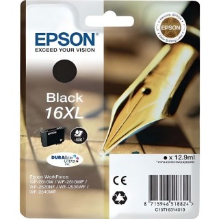 EPSON Cartouche d'encre 16 XL Noir - Stylo Plume (C13T16314022)