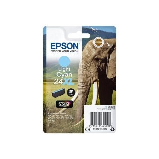 EPSON Cartouche d'encre T2435 XL Cyan Clair - Eléphant (C13T24354012)