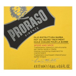 Huile pour barbe Proraso Wood & Spice (4 x 17 ml)