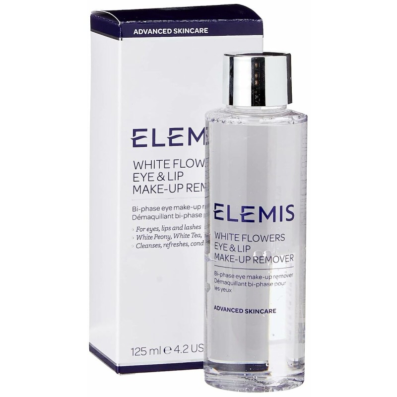 Démaquillant Elemis Advanced Skincare Yeux Lèvres Fleurs blancs 125 ml