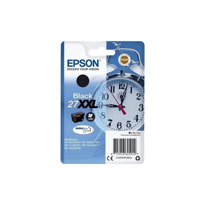 EPSON Cartouche d'encre T2791 XXL noir - Réveil (C13T27914012)