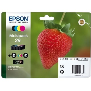 EPSON Multipack 29 - Fraise - Noir, Cyan, Magenta, Jaune (C13T29864022