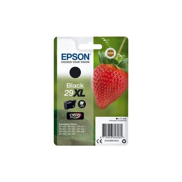 EPSON Cartouche d'encre T2991 XL Noir - Fraise (C13T29914012)
