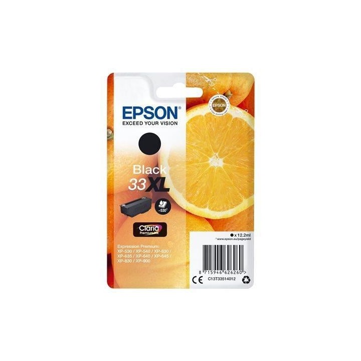 EPSON Cartouche d'encre T3351 XL Noir - Oranges (C13T33514012)