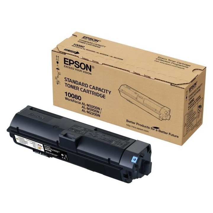 EPSON Toner laser C13S110080 Noir -Rendement Standard - 2700 Pages (C1