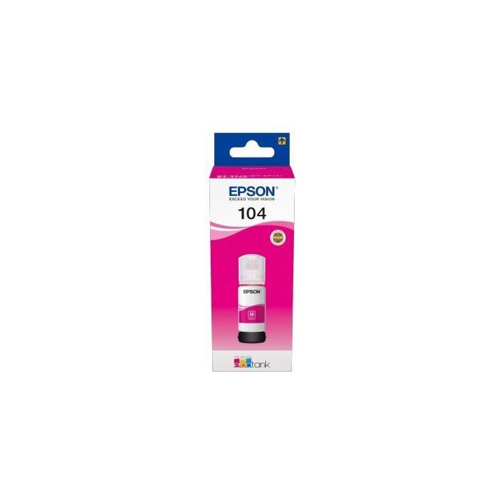 EPSON Kit de Remplissage d'Encre Epson EcoTank 104 - Magenta - Jet d'e
