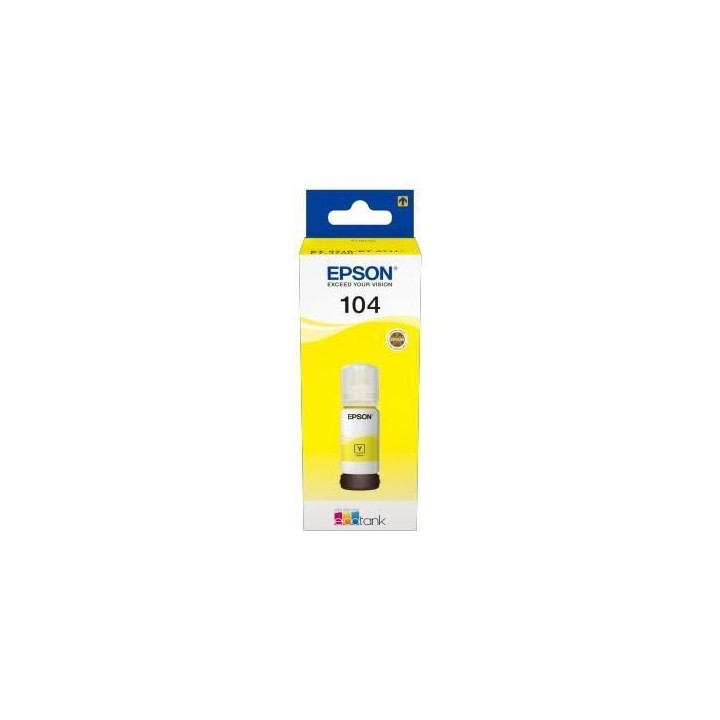 EPSON Kit de Remplissage d'Encre Epson EcoTank 104 - Jaune - Jet d'enc