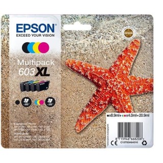 EPSON Multipack 603 XL - Etoile de mer - Noir, Cyan, Magenta, Jaune (C