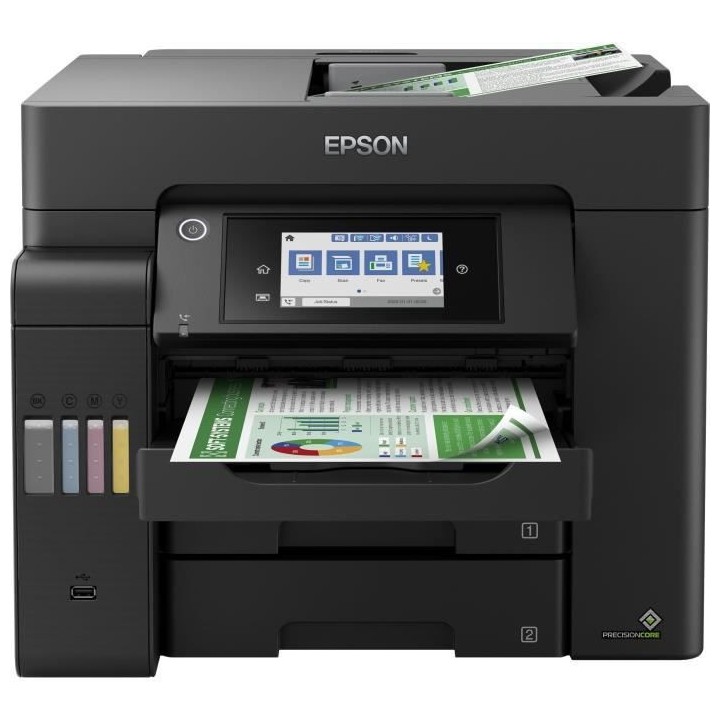 Imprimante Multifonction 4-en-1 - EPSON - Ecotank ET-5800 - Jet d'encr