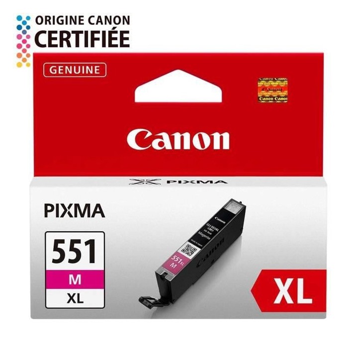 CANON Cartouche d'encre CLI-551M XL grande capacité Magenta (CLI551XL
