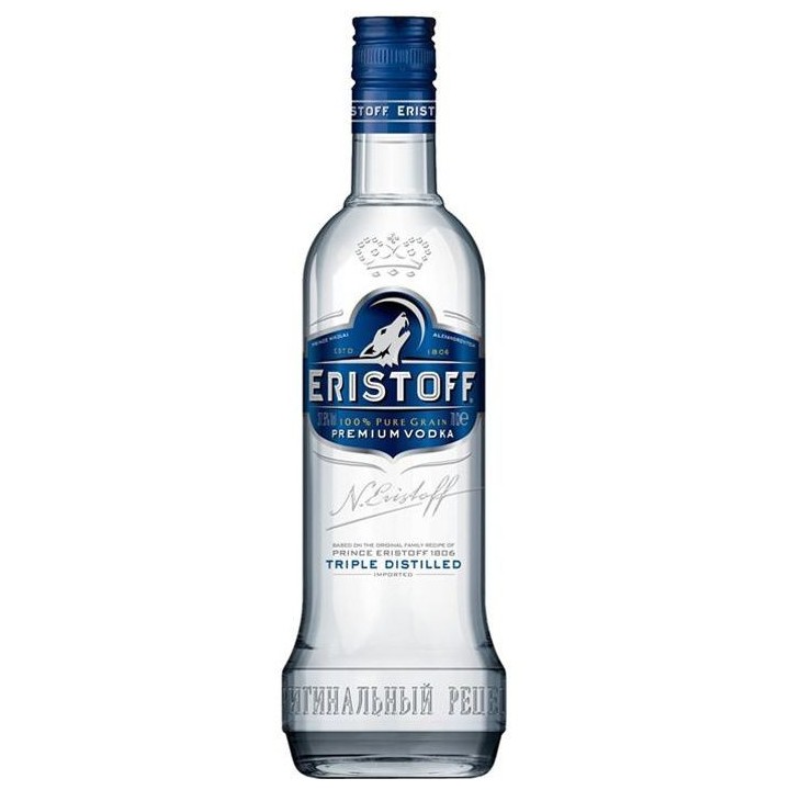 Vodka Eristoff Original - Vodka premium - 37,5%vol - 70cl