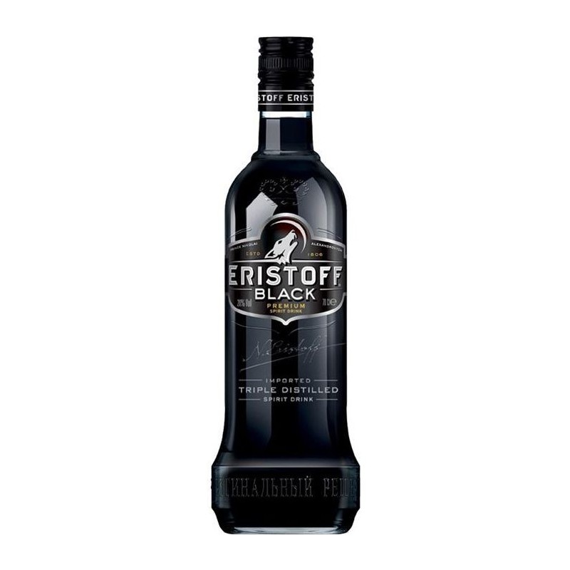 Vodka Eristoff Black - Vodka premium - 18%vol - 70cl