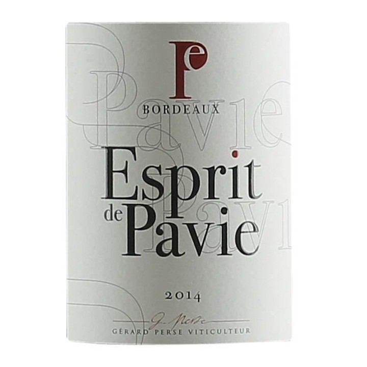 Esprit de Pavie 2014 Bordeaux - Vin rouge de Bordeaux