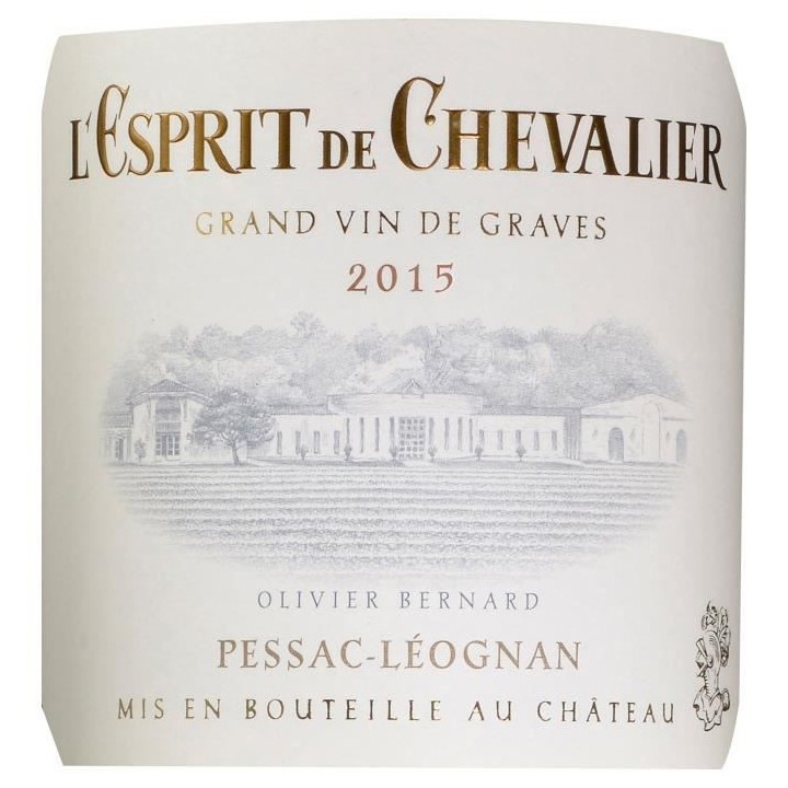 L'Esprit de Chevalier 2015 Pessac-Léognan - Vin blanc de Graves