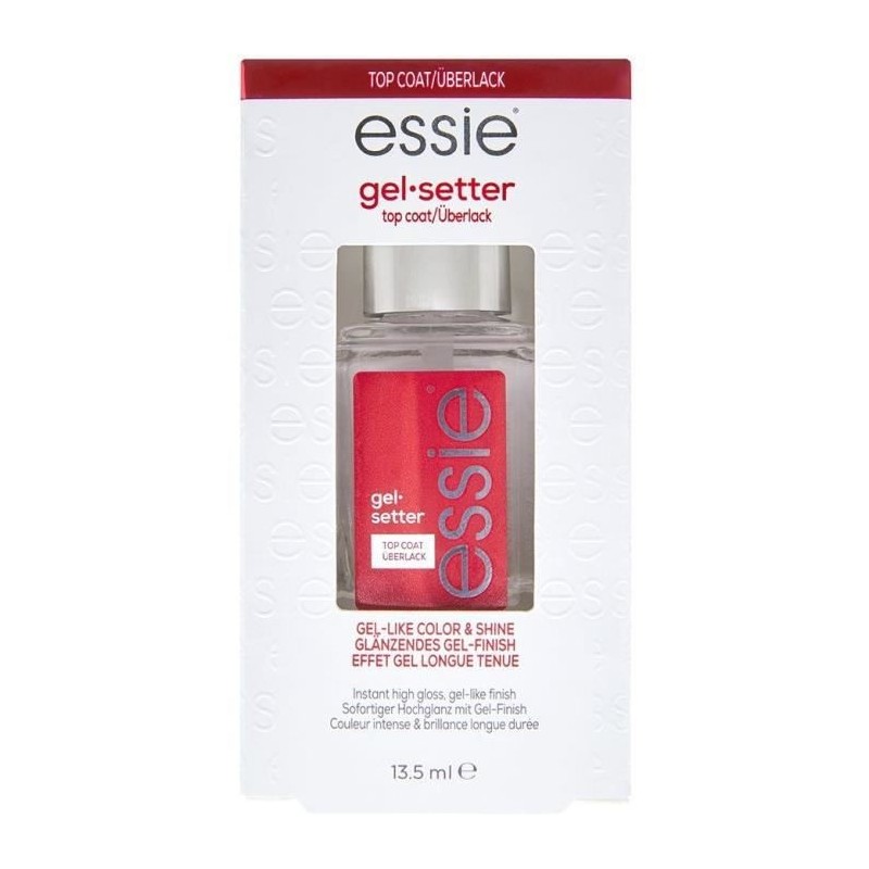 Top Coat ESSIE Gel Setter Effet Gel Longue Tenue - 13,5ml