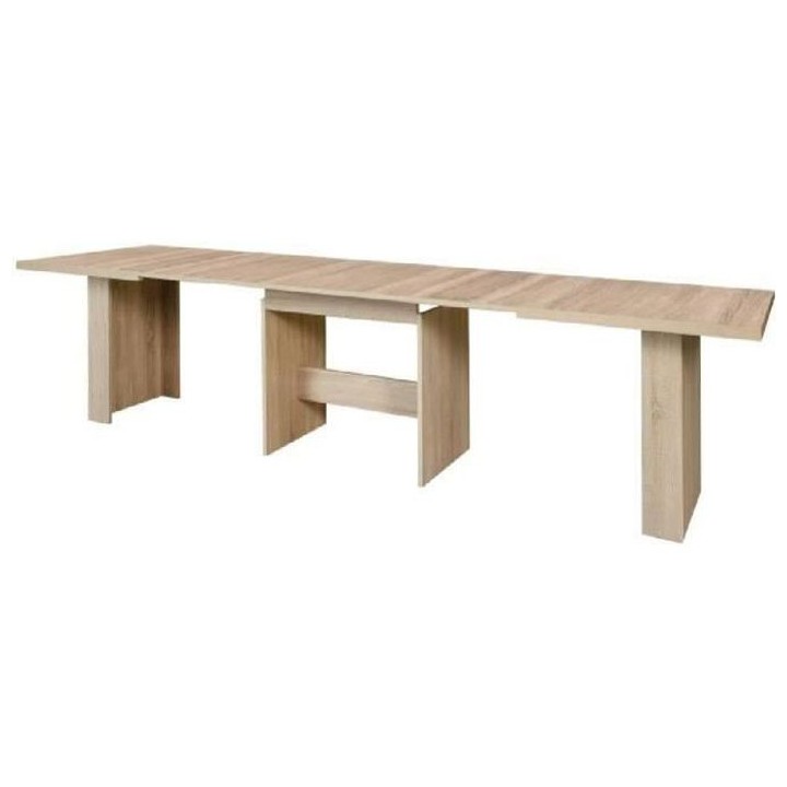 Table a manger extensible de 6 a 12 personnes style contemporain déco