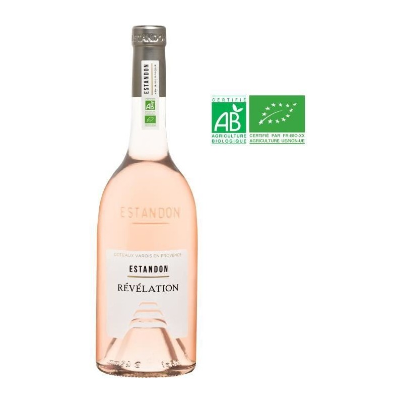 Estandon Révélation Bio 2021 - Coteaux Varois en Provence - Vin rosé de Provence