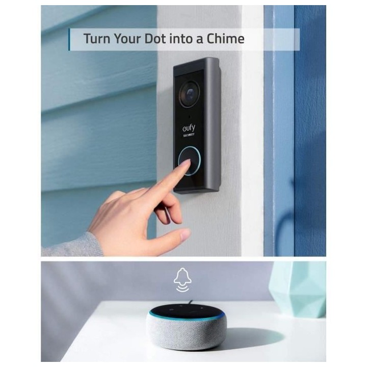 Eufy - Visiophone vidéo - Doorbell seule