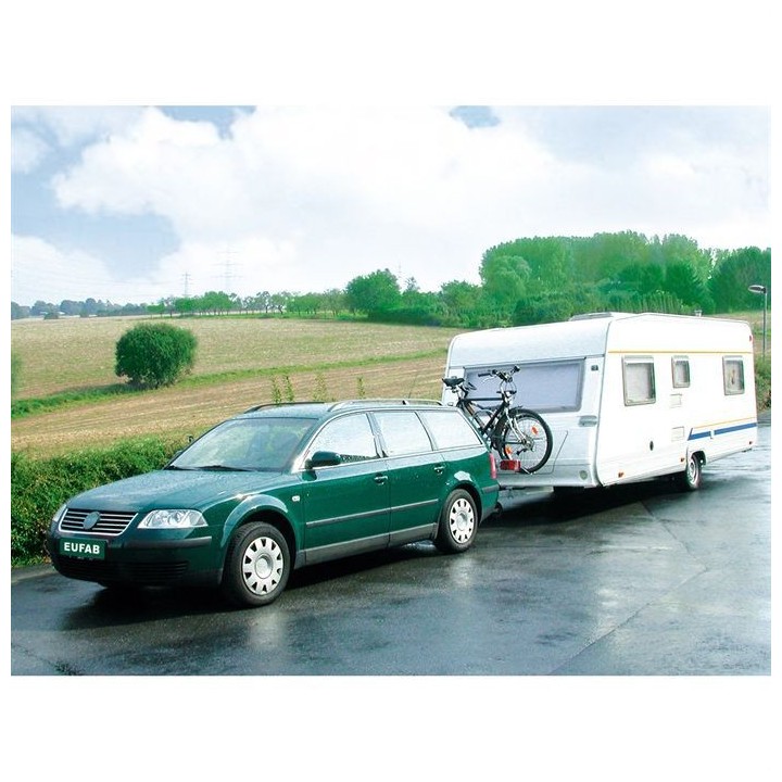 Adaptateur sur fleche de caravane pour porte-vélo