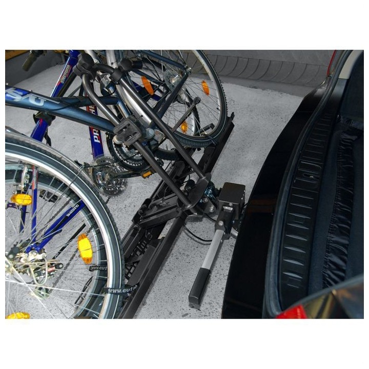 Porte-vélos attelage pliable 2 vélos Eufab Raven