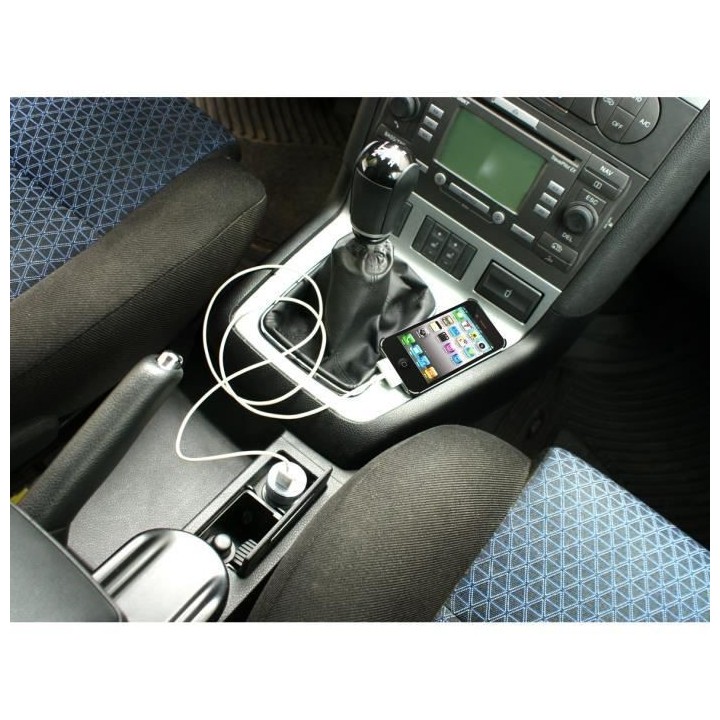 Mini convertisseur chargeur - Prise USB - 2 sorties