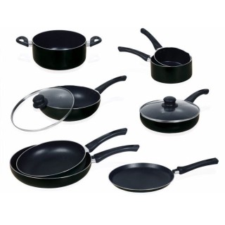 ART&CUISINE Batterie de cuisine 10 pieces - Tous feux dont induction -