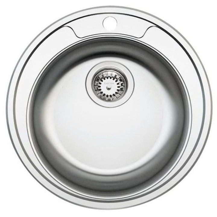 EWI CUVE RONDE DIAMETRE 48CM INOX LISSE VIDAGE MANUEL