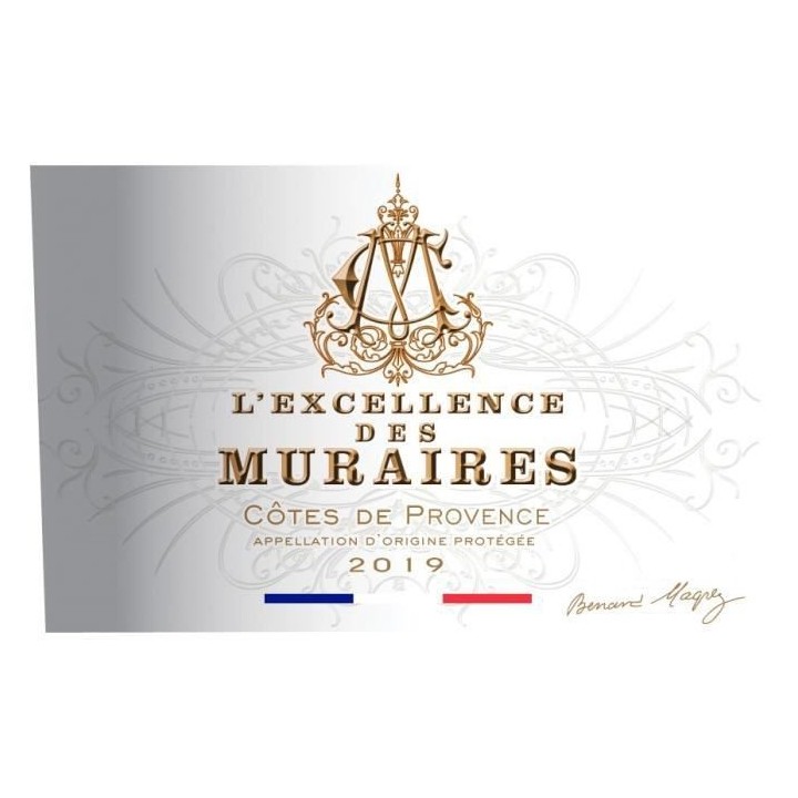 Bernard Magrez L'Excellence des Muraires 2019 Côtes de Provence - Vin