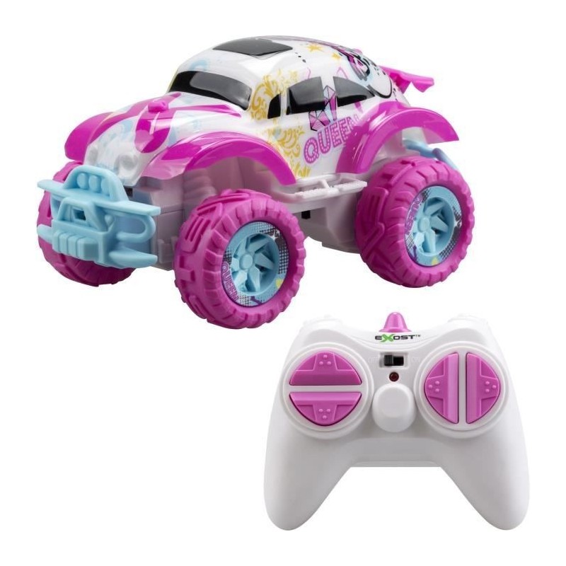 EXOST MINI PIXIE - Voiture télécommandée tout terrain rose - Format mini : 14 cm - Des 5 ans