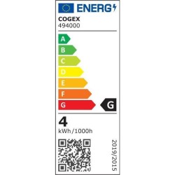 AMPOULE LED SMD FILETAGE DROIT AMBREE - 4W E27 - B75