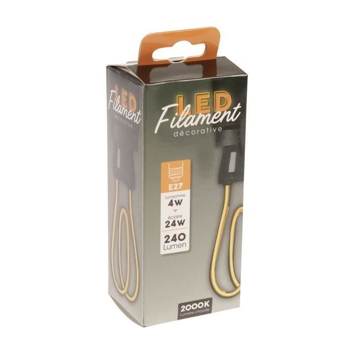 AMPOULE LED DECO TUBE 4W E27 -