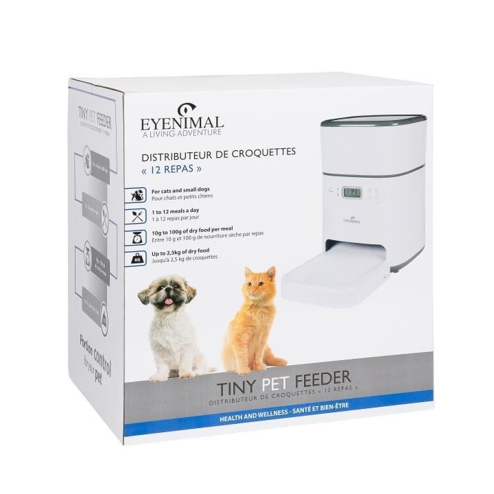 EYENIMAL - Distributeur de croquettes programmable - TINY PET FEEDER