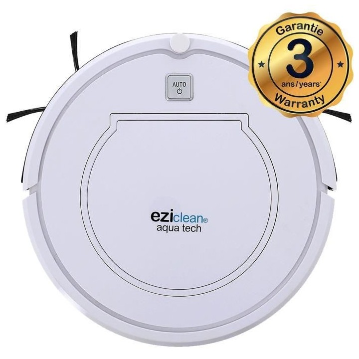 EZICLEAN Aqua Tech Robot Aspirateur Laveur - Aspire et passe la serpil