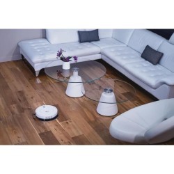 EZICLEAN Aqua Tech Robot Aspirateur Laveur - Aspire et passe la serpillere en un seul passage - 100 m² - 60 dB - 330 mL