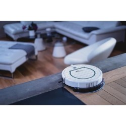 EZICOM - Aqua iMap A150 - Robot aspirateur laveur connecté - Navigation Gyro+ - 60dB - 70 min - 75 m² - 330 ml