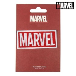 Patch Marvel Blanc Rouge Polyester (9.5 x 14.5 x cm)