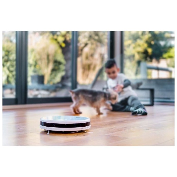 EZICOM - Aqua Xpert animal S450 - Robot aspirateur laveur connecté av
