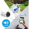 EZVIZ C3WN 1080P FHD Caméra de surveillance extérieur - Vision nocturne - Double antenne WiFi