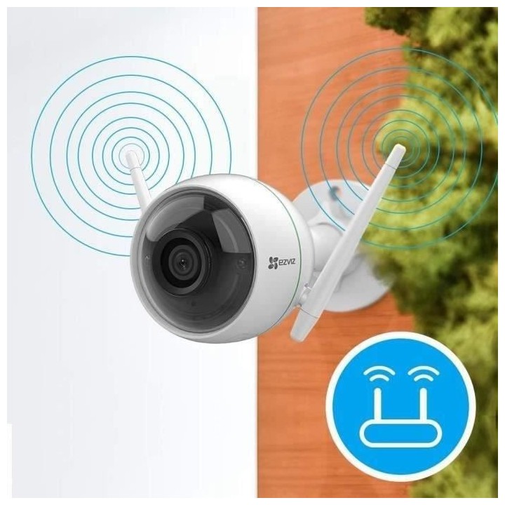 EZVIZ C3WN 1080P FHD Caméra de surveillance extérieur - Vision noctu