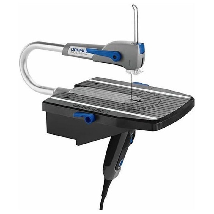 Scie a Chantourner DREMEL MS20 (Moto-Saw, Livré avec 5 Lames et 1 Ada