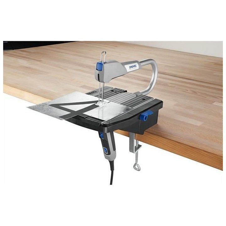 Scie a Chantourner DREMEL MS20 (Moto-Saw, Livré avec 5 Lames et 1 Ada